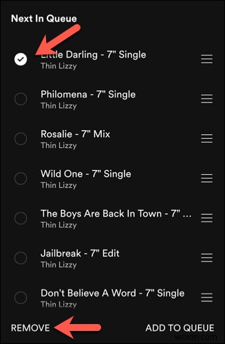 Cách xóa hàng đợi (Queue) trên Spotify
