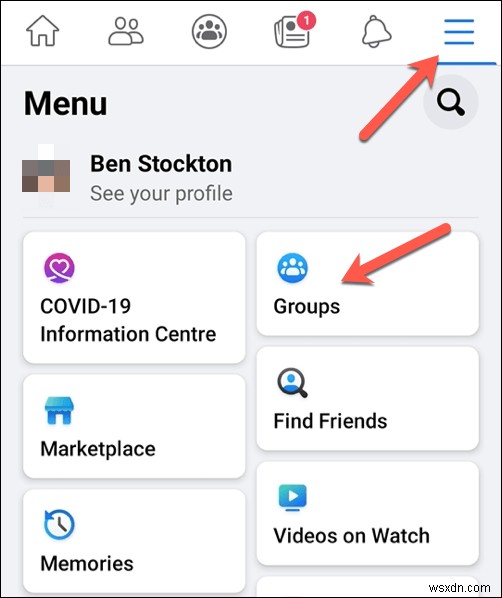 Cách rời nhóm Facebook