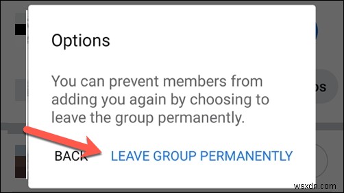 Cách rời nhóm Facebook