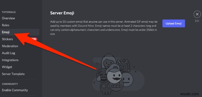 Cách tìm và sử dụng Emoji trên Discord