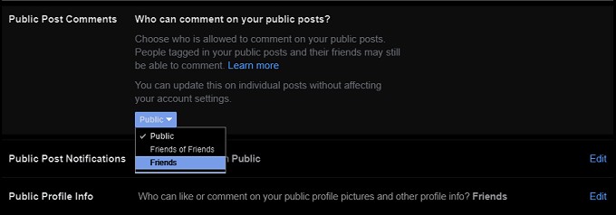 Cách tắt bình luận trên bài đăng Facebook