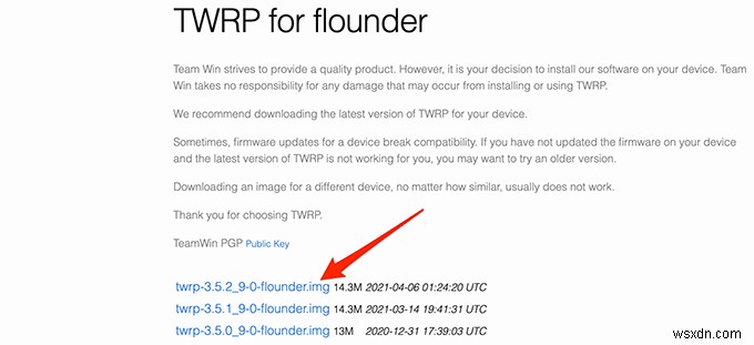 Cách cài đặt TWRP Recovery trên Android