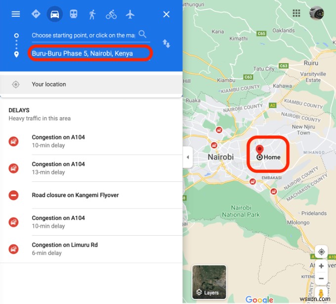 Cách đặt địa chỉ nhà trong Google Maps