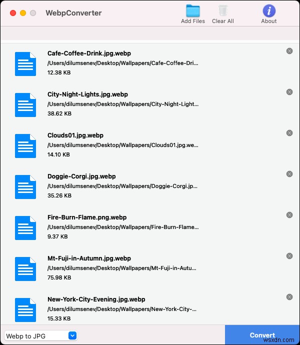 Cách chuyển đổi ảnh WEBP sang JPG, GIF, PNG