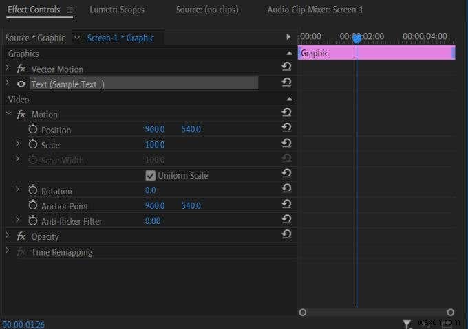 Cách tạo đồ họa tiêu đề trong Adobe Premiere Pro