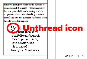 Cách liên kết khung văn bản trong Adobe InDesign