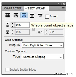 Cách làm văn bản bao quanh hình ảnh trong InDesign