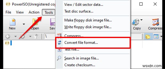 Cách chuyển đổi file IMG sang ISO