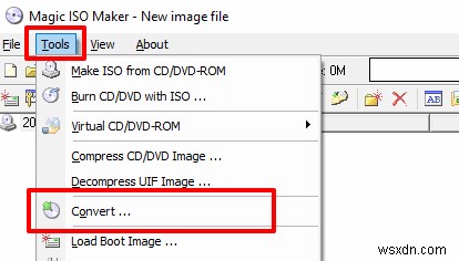 Cách chuyển đổi file IMG sang ISO
