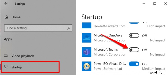 Cách ngăn Microsoft Teams tự khởi động khi bật máy