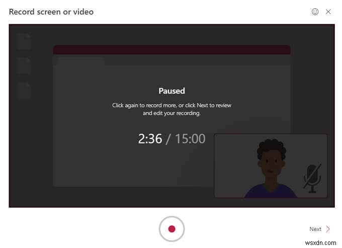 Cách quay màn hình với Microsoft Stream