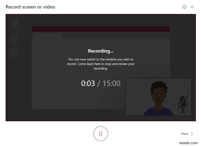 Cách quay màn hình với Microsoft Stream