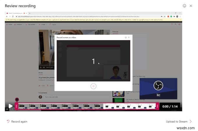 Cách quay màn hình với Microsoft Stream