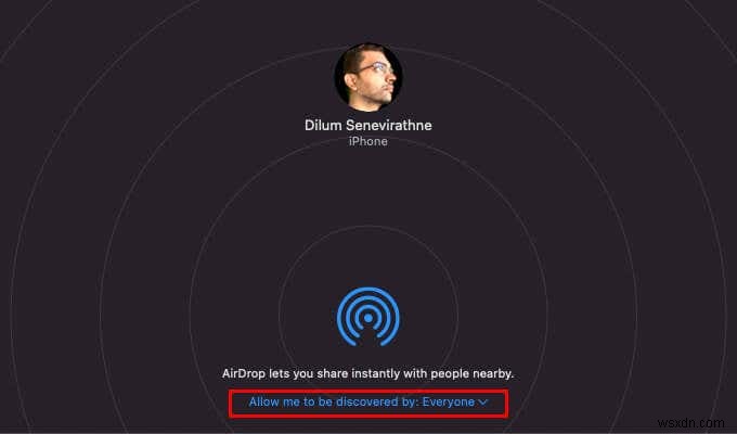 Cách khắc phục AirDrop không hoạt động từ iPhone sang Mac
