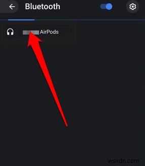 Cách kết nối AirPods với Chromebook