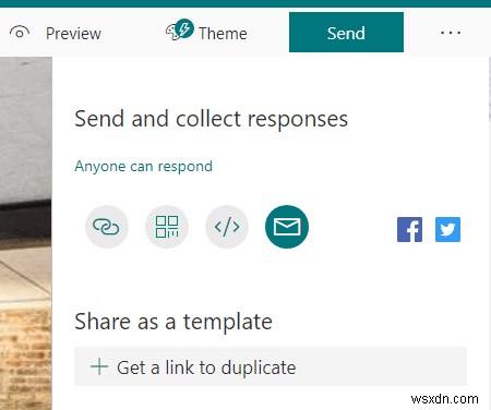 Cách sử dụng Microsoft Forms