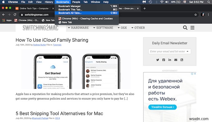 Cách Lưu Tab Trong Trình Duyệt Chrome
