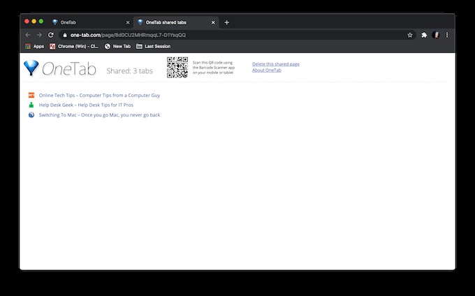 Cách Lưu Tab Trong Trình Duyệt Chrome