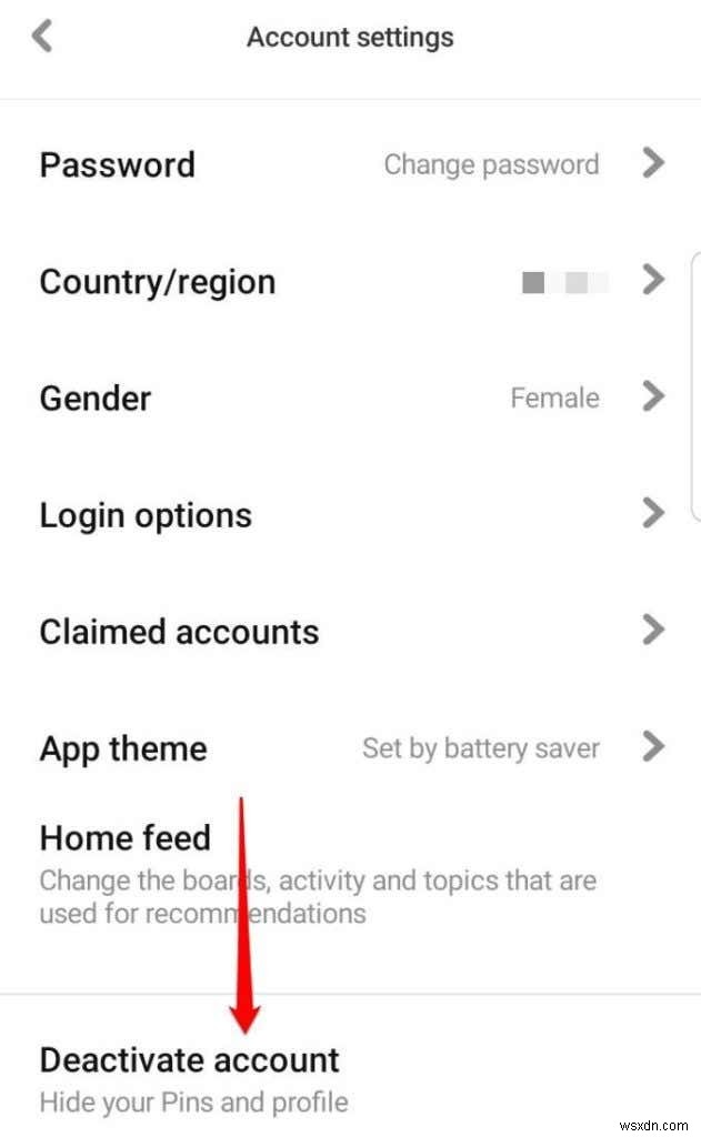 Cách Vô Hiệu Hóa Hoặc Xóa Tài Khoản Pinterest