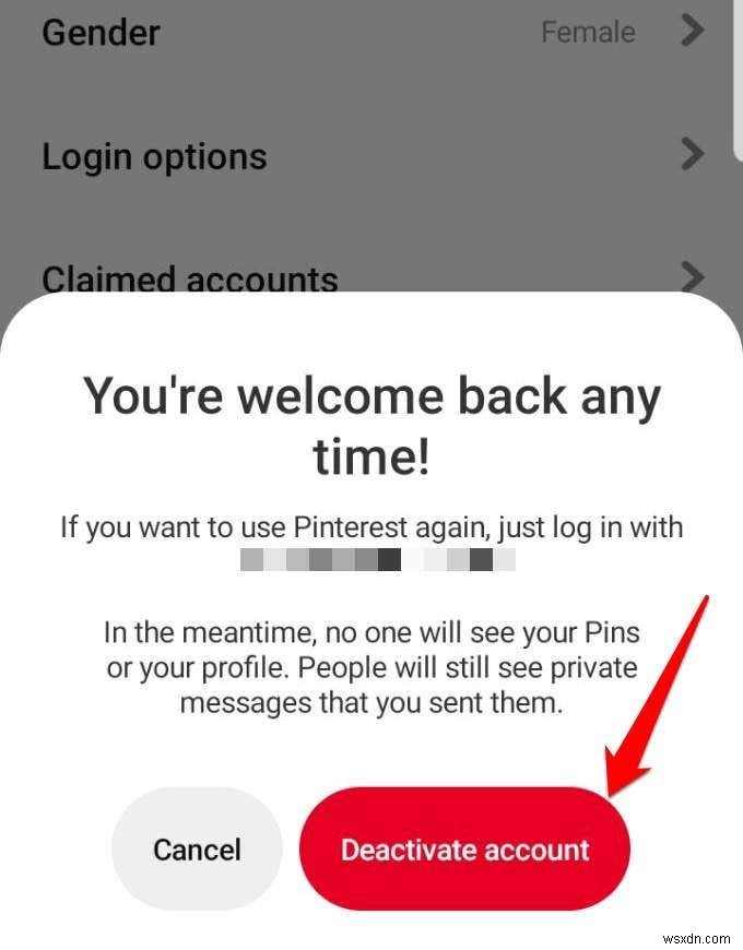 Cách Vô Hiệu Hóa Hoặc Xóa Tài Khoản Pinterest