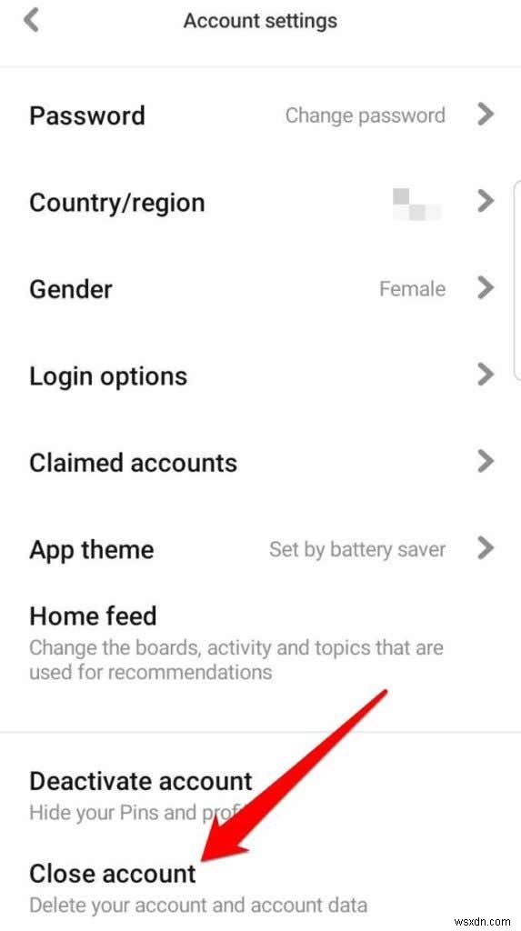 Cách Vô Hiệu Hóa Hoặc Xóa Tài Khoản Pinterest