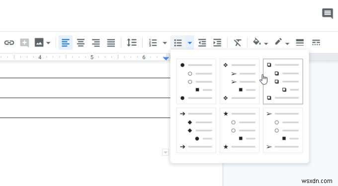 Cách tạo biểu mẫu Google Docs có thể điền được với bảng