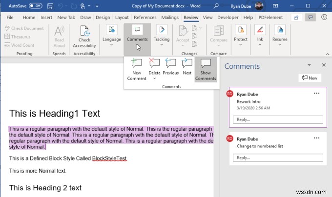 Cách in tài liệu Google Docs kèm bình luận