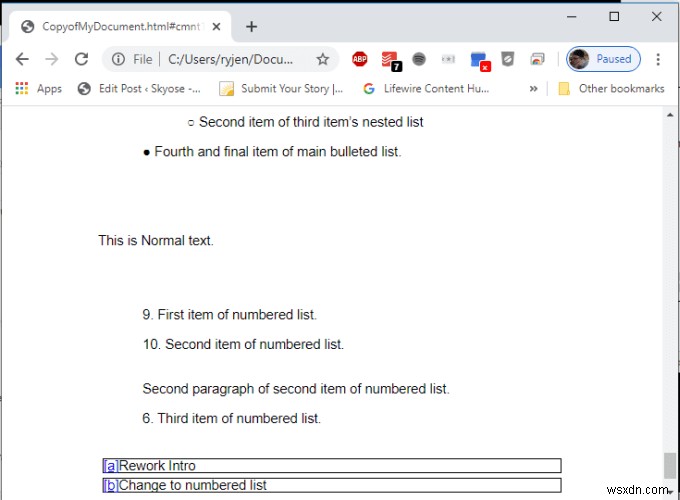 Cách in tài liệu Google Docs kèm bình luận