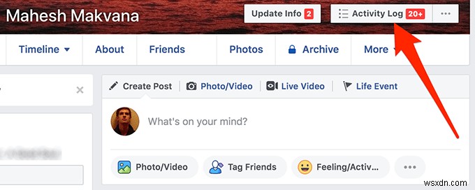 Cách xem/tìm tất cả lượt thích (Likes) của bạn trên Facebook