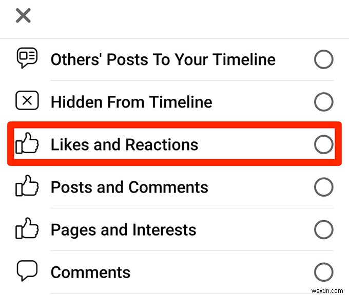 Cách xem/tìm tất cả lượt thích (Likes) của bạn trên Facebook