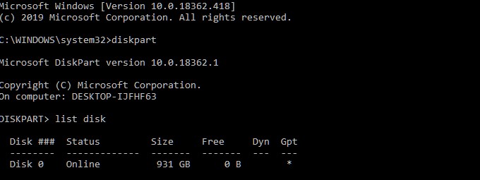 Cách chuyển đổi Dynamic Disk sang Basic Disk