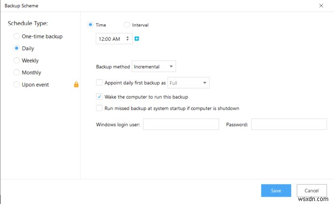 Cách thiết lập hệ thống sao lưu tự động cho Windows