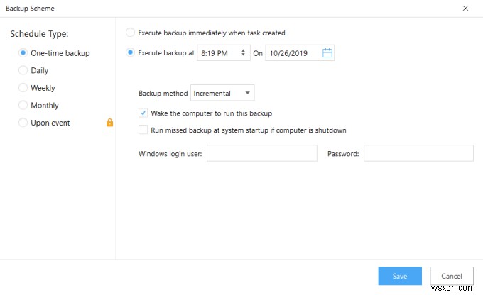 Cách thiết lập hệ thống sao lưu tự động cho Windows