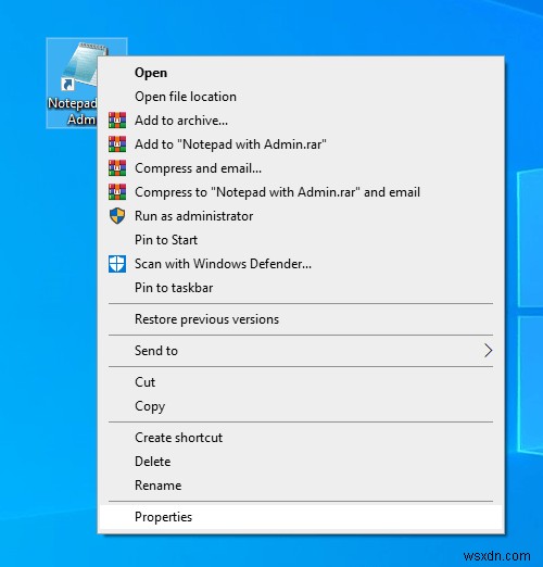 Mở Notepad với quyền Admin để tránh lỗi  Access is Denied  (Truy cập bị từ chối)
