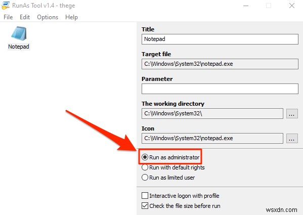 Mở Notepad với quyền Admin để tránh lỗi  Access is Denied  (Truy cập bị từ chối)