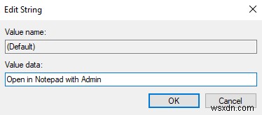 Mở Notepad với quyền Admin để tránh lỗi  Access is Denied  (Truy cập bị từ chối)