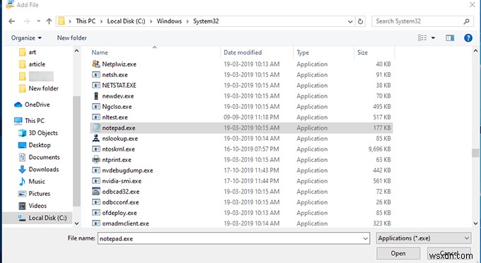 Mở Notepad với quyền Admin để tránh lỗi  Access is Denied  (Truy cập bị từ chối)