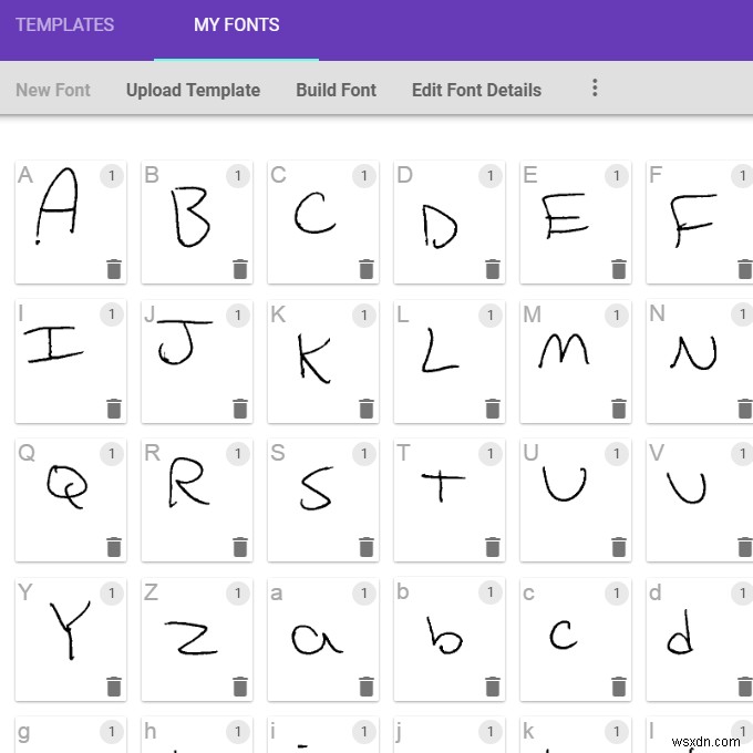 Cách tạo font (phông chữ) riêng