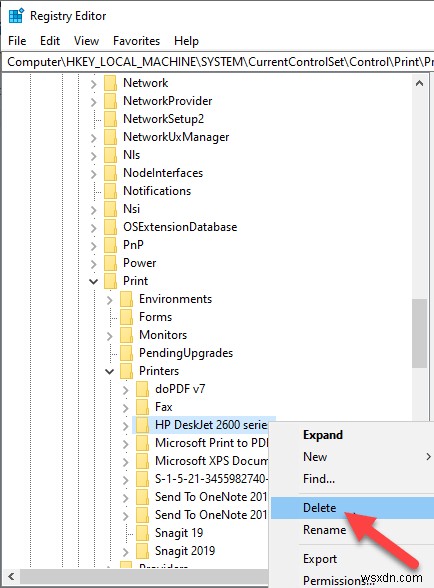 Cách gỡ bỏ hoặc loại bỏ Driver máy in khỏi Windows 10