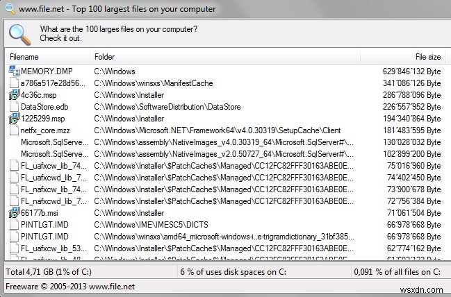 4 cách tìm file lớn trong Windows 10