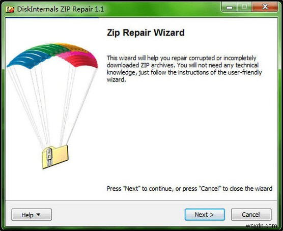Cách trích xuất file từ thư mục Zip bị hỏng
