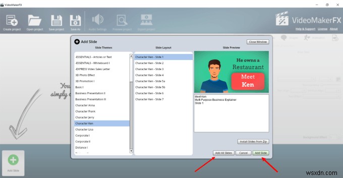 Cách tạo video hoạt hình với VideoMakerFX