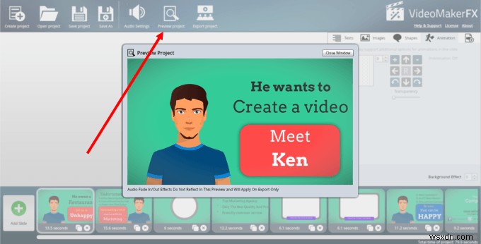 Cách tạo video hoạt hình với VideoMakerFX