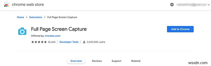 Cách chụp ảnh màn hình toàn trang trong Chrome và Firefox