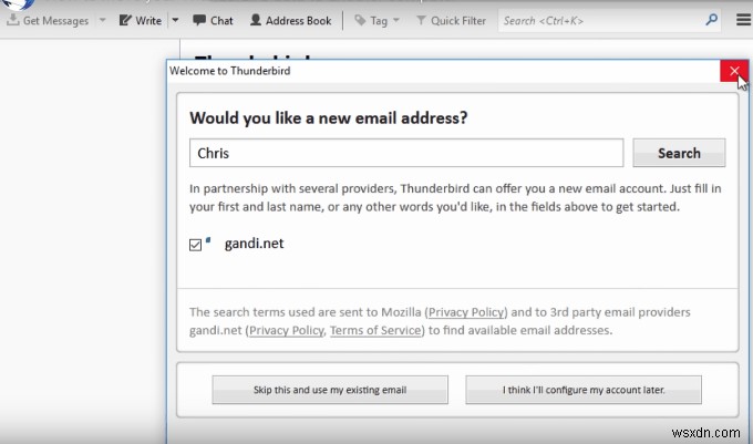 Cách chuyển hồ sơ Thunderbird & Email sang máy tính Windows mới