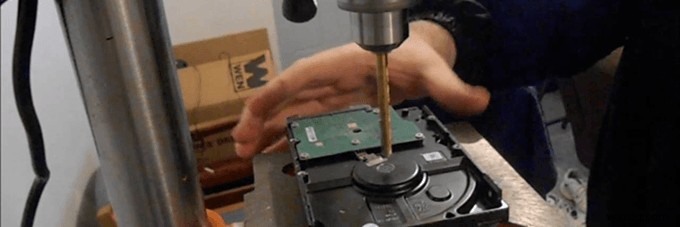Cách hủy diệt an toàn ổ cứng cũ