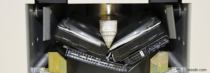 Cách hủy diệt an toàn ổ cứng cũ