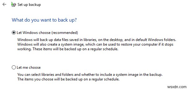 Tạo bản sao lưu hệ thống (System Image) Windows 10