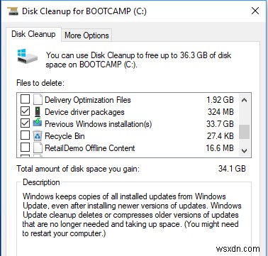 Cách xóa thư mục Windows.old trong Windows 7/8/10
