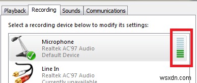 Bật Microphone, Line-In Audio và Stereo Mix trong Windows